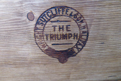 Antique Restored Wooden High Level Toilet Cistern - Medium Oak Triumph Halifax