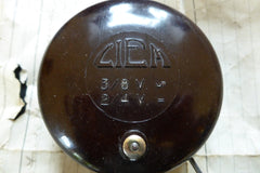 Art Deco Vintage Bakelite Round Electric Door Bell by Ciem - 6-9 volts