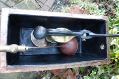 Antique Restored Wooden High Level Toilet Cistern - Medium Oak Triumph Halifax