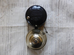 Small Art Deco Vintage Bakelite & Brass Electric Door Bell - 4v