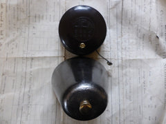 Art Deco Vintage Round Bakelite Conical Electric Door Bell by Ciem - 2-8 volts