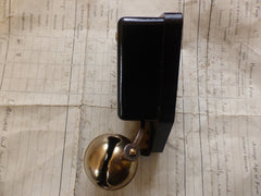 Unusual Cera BT Bakelite & Brass Electric Sleigh Doorbell + Transformer