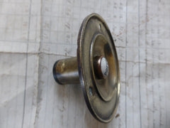 Victorian Brass Electric Door Bell Push - 3"