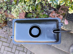 "Invicta" - Large Reclaimed & Restored Vintage Cast Iron High Level Toilet Cistern