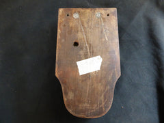 Restored Art Deco Wood & Steel Electric Conical Doorbell - 3-4v