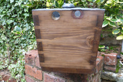 Restored Wooden High Level Toilet Cistern - Japkap