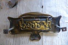 Antique Brass Letter box & Knocker