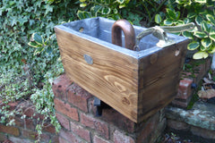 Antique Restored Japkap Wooden High Level Toilet Cistern - London Rd (Kingston Hill) Thames KT2
