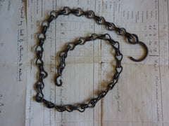 Vintage Art Deco Steel High Level Toilet Chain Pull