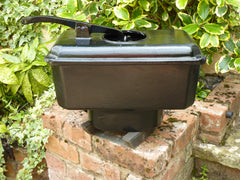 Plain Black Antique Cast Iron High Level Toilet Cistern