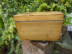 "Neptune Patent" - Restored Antique Wooden High Level Toilet Cistern with Lid