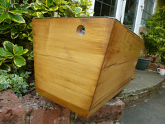 "Neptune Patent" - Restored Antique Wooden High Level Toilet Cistern with Lid