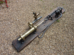 Restored Antique Cast Iron & Brass Garden Working Water Hand Pump with Tap