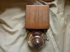 GPO Restored Copper and Wood Fire Bell - Door Bell